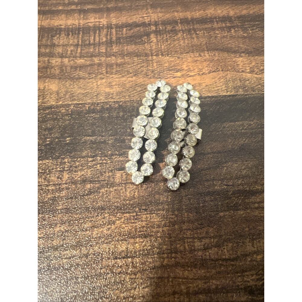 Art Deco Crystal Shoe Clips: Vintage Dress Accessories